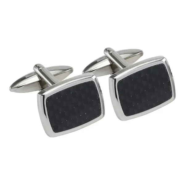 <b> NORDAHL JEWELLERY </b> <br> Manchetknapper med Carbon